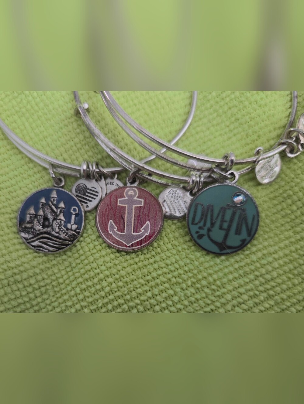 ALEX AND ANI Nautical Themed Charm Bracelets / Bangles